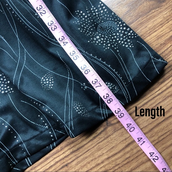 Vintage 1960s Black and Silver Cowl Neck Dress - Picture 9 of 9